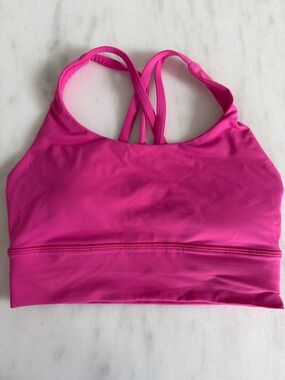 lululemon athletica Hot Pink Crossback Sports Bra